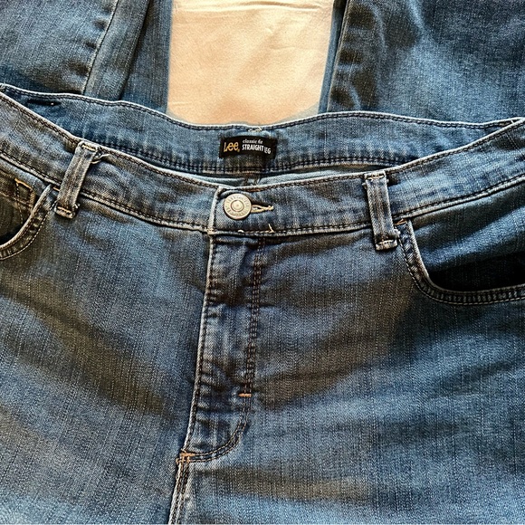 Women's Straight Leg Jeans Size 16 Lee - Picture 2 of 10